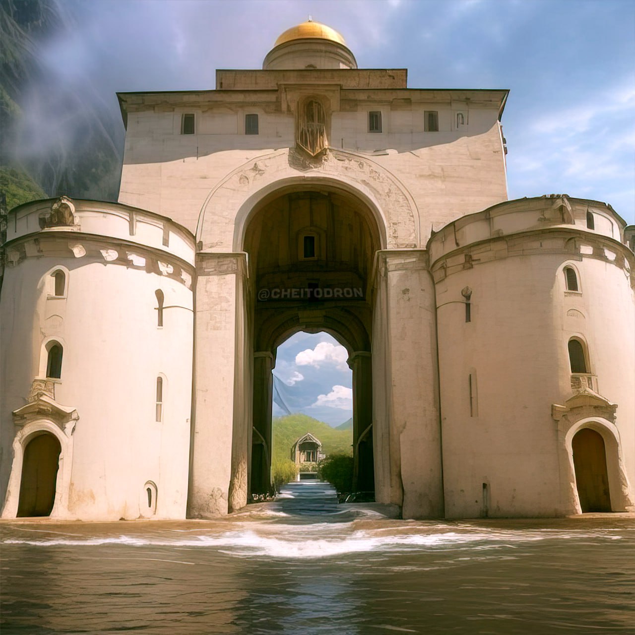 Четыре нейропятницы Telegram-канала «Чей-то дрон» позади. Золотые ворота пронеслись сквозь несколько измерений, город сильно изменился. Технологии не пощадили даже котов! Наслаждаемся эффектным визуалом и узнаём у авторов Telegram-канала, как создаются нерукотворные картины.