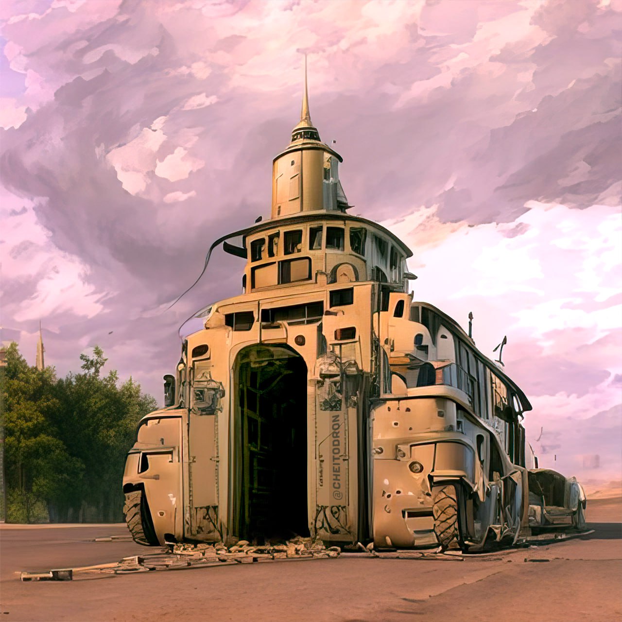 Четыре нейропятницы Telegram-канала «Чей-то дрон» позади. Золотые ворота пронеслись сквозь несколько измерений, город сильно изменился. Технологии не пощадили даже котов! Наслаждаемся эффектным визуалом и узнаём у авторов Telegram-канала, как создаются нерукотворные картины.