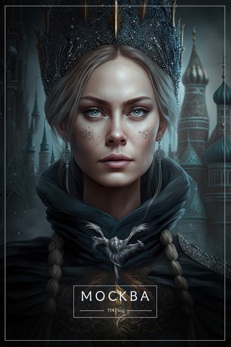 Богатырь Муром, князь Владимир и мастер Гусь-Хрустальный – мрачноватые и одновременно сказочные портреты городов, созданные с помощью нейросети, взорвали интернет. Автор проекта щедро делится работами с подписчиками своего канала @trankyzer в Телеграм. Поклонники требуют еще и еще! Создатель серии «Города России глазами нейросети» рассказал об идее «Ключ-Медиа».