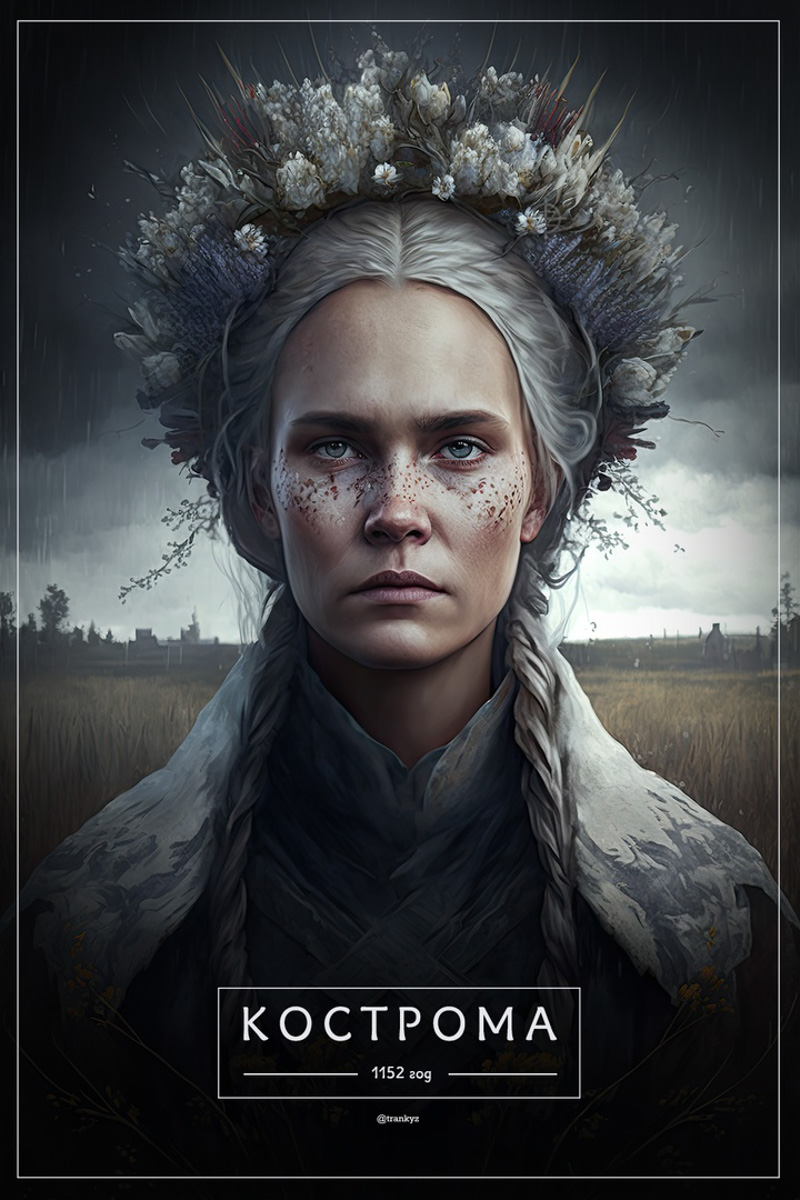 Богатырь Муром, князь Владимир и мастер Гусь-Хрустальный – мрачноватые и одновременно сказочные портреты городов, созданные с помощью нейросети, взорвали интернет. Автор проекта щедро делится работами с подписчиками своего канала @trankyzer в Телеграм. Поклонники требуют еще и еще! Создатель серии «Города России глазами нейросети» рассказал об идее «Ключ-Медиа».