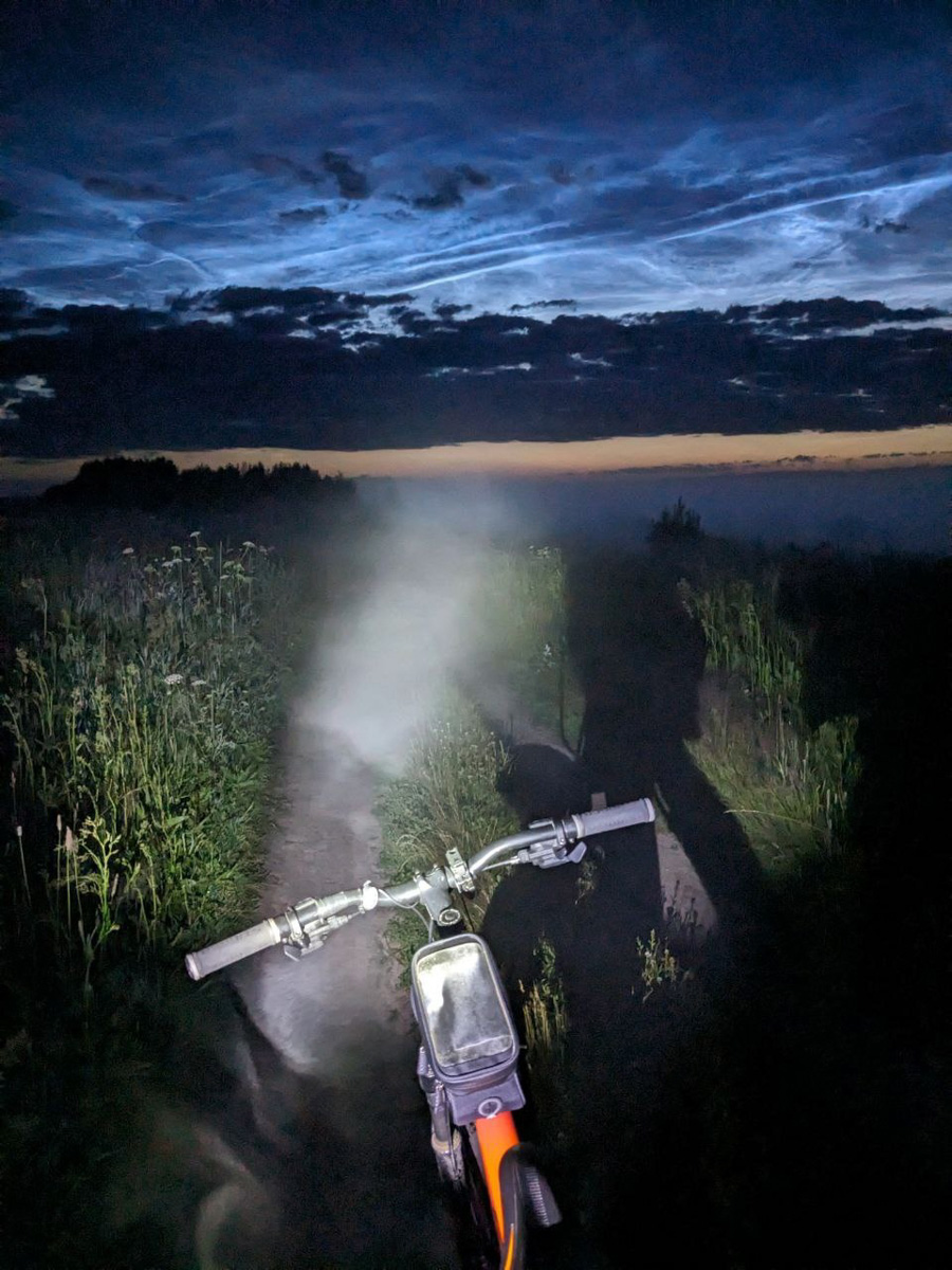 Жители Владимирской области стали свидетелями сразу двух редких явлений за одну ночь. Те, кому повезло, смогли увидеть и серебристые облака, и грозовое суперлуние. Красивыми снимками они активно делились в социальных сетях. Мы собрали все в один материал.