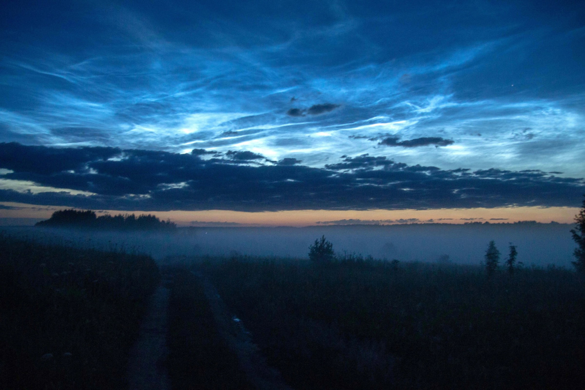 Жители Владимирской области стали свидетелями сразу двух редких явлений за одну ночь. Те, кому повезло, смогли увидеть и серебристые облака, и грозовое суперлуние. Красивыми снимками они активно делились в социальных сетях. Мы собрали все в один материал.