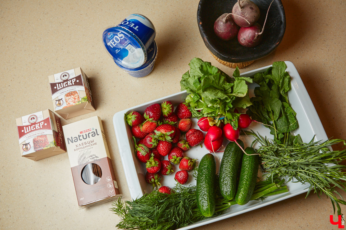 Владимирский реставратор, как опытный ресторатор, исследовала влияние цвета ингредиентов на вкус приготовленной еды и выяснила, какое блюдо можно назвать лидером летней красочной палитры.