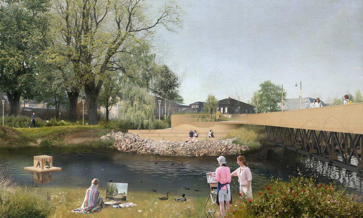 В Судогде продолжается строительство набережной, которое началось еще летом. Благоустроенное общественное пространство вдоль реки появится там до конца декабря 2023-го. Что было сделано за это время и что мы увидим в итоге?