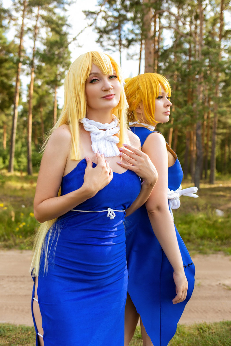 Участники косплей-команды из Владимирской области организовали фотосессию на тему популярного аниме. Все костюмы ребята сделали своими руками. В результате персонажи «Доктора Стоуна» материализовались прямо на берегу реки Клязьмы.