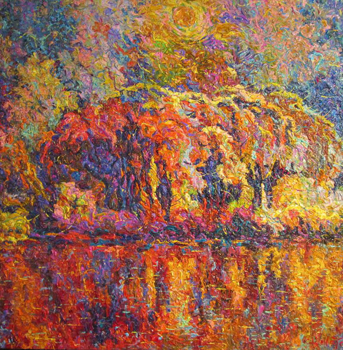 Знакомьтесь, импровизионизм. Нет-нет, мы не ошиблись и написали верно. Так называется стиль живописи, созданный владимирским художником. Работы Сергея Игнатова признаны во всем мире: выигрывают награды, выставляются за рубежом, продаются в частные коллекции за десятки тысяч евро. «Ключ-Медиа» заглянул в святая святых — мастерскую автора, чтобы приобщиться к прекрасному.