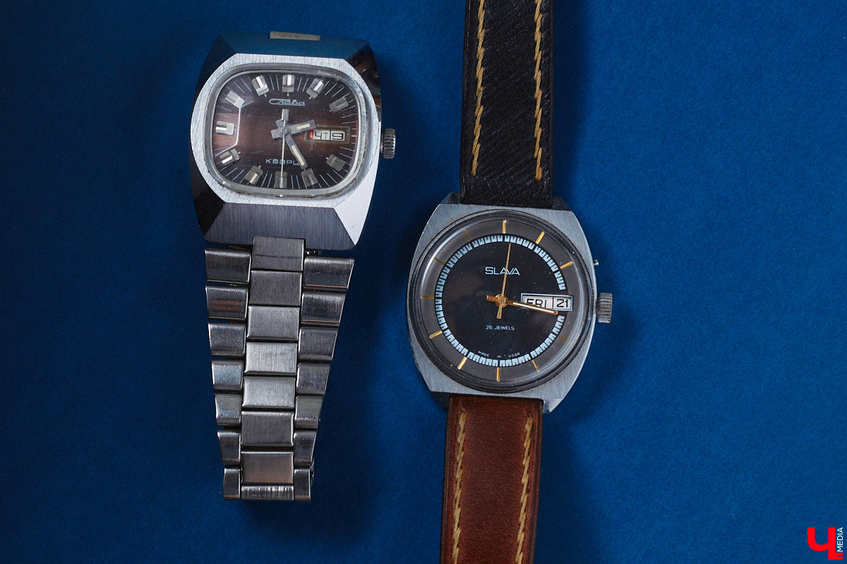 Вы наверняка помните часы советских времен: массивный браслет на стене или тонкий ремешок с циферблатом на запястье мамы. У некоторых они хранятся до сих пор, а кто-то даже собрал внушительную коллекцию. У Дмитрия Фиалковского из Владимира около 300 механизмов, и самые интересные из них воочию оценил «Ключ-Медиа».