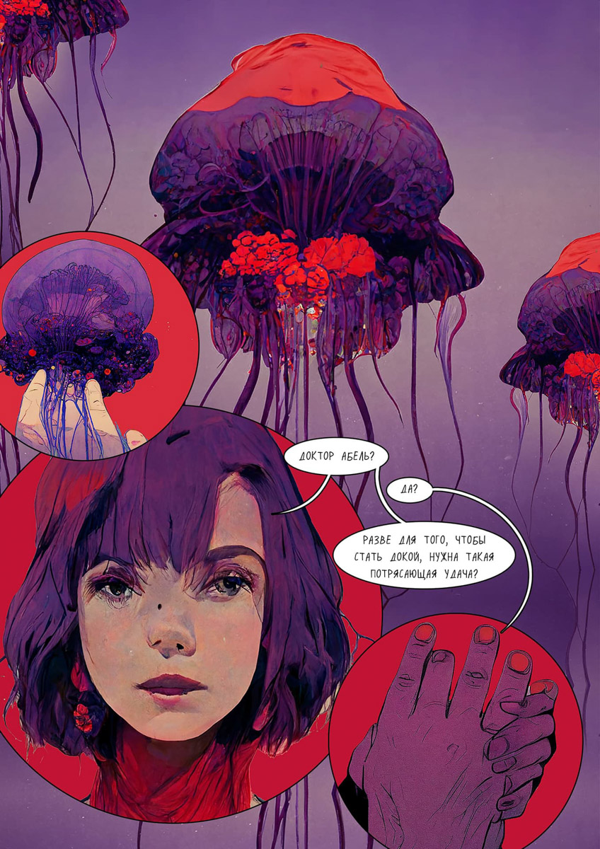 Нейросети стали важным инструментом для креативщиков. Так, художница родом из Владимира Софья Мироедова создала с помощью Midjourney и ruGPT-3 комикс. Каким получился мир «Гипнопедии», как идет работа над новой задумкой и живо ли творчество после появления «цифровых соавторов», девушка рассказала нашему изданию.
