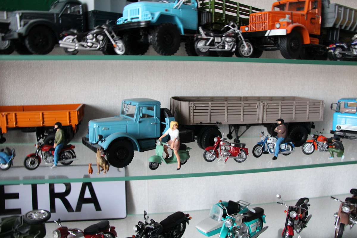 Внедорожники и грузовики, суперкары и советские авто, мотоциклы. У Александра Миронова не одна сотня экипажей разных дат выпуска и назначения. Правда, все они в миниатюре. О самых дорогих и раритетных моделях из своей удивительной коллекции с 35-летней историей владимирец рассказал нашему изданию.