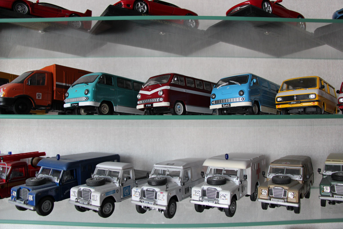 Внедорожники и грузовики, суперкары и советские авто, мотоциклы. У Александра Миронова не одна сотня экипажей разных дат выпуска и назначения. Правда, все они в миниатюре. О самых дорогих и раритетных моделях из своей удивительной коллекции с 35-летней историей владимирец рассказал нашему изданию.