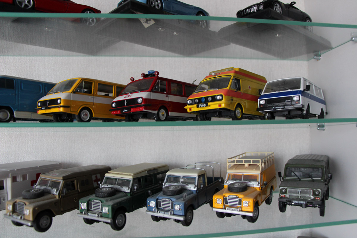 Внедорожники и грузовики, суперкары и советские авто, мотоциклы. У Александра Миронова не одна сотня экипажей разных дат выпуска и назначения. Правда, все они в миниатюре. О самых дорогих и раритетных моделях из своей удивительной коллекции с 35-летней историей владимирец рассказал нашему изданию.