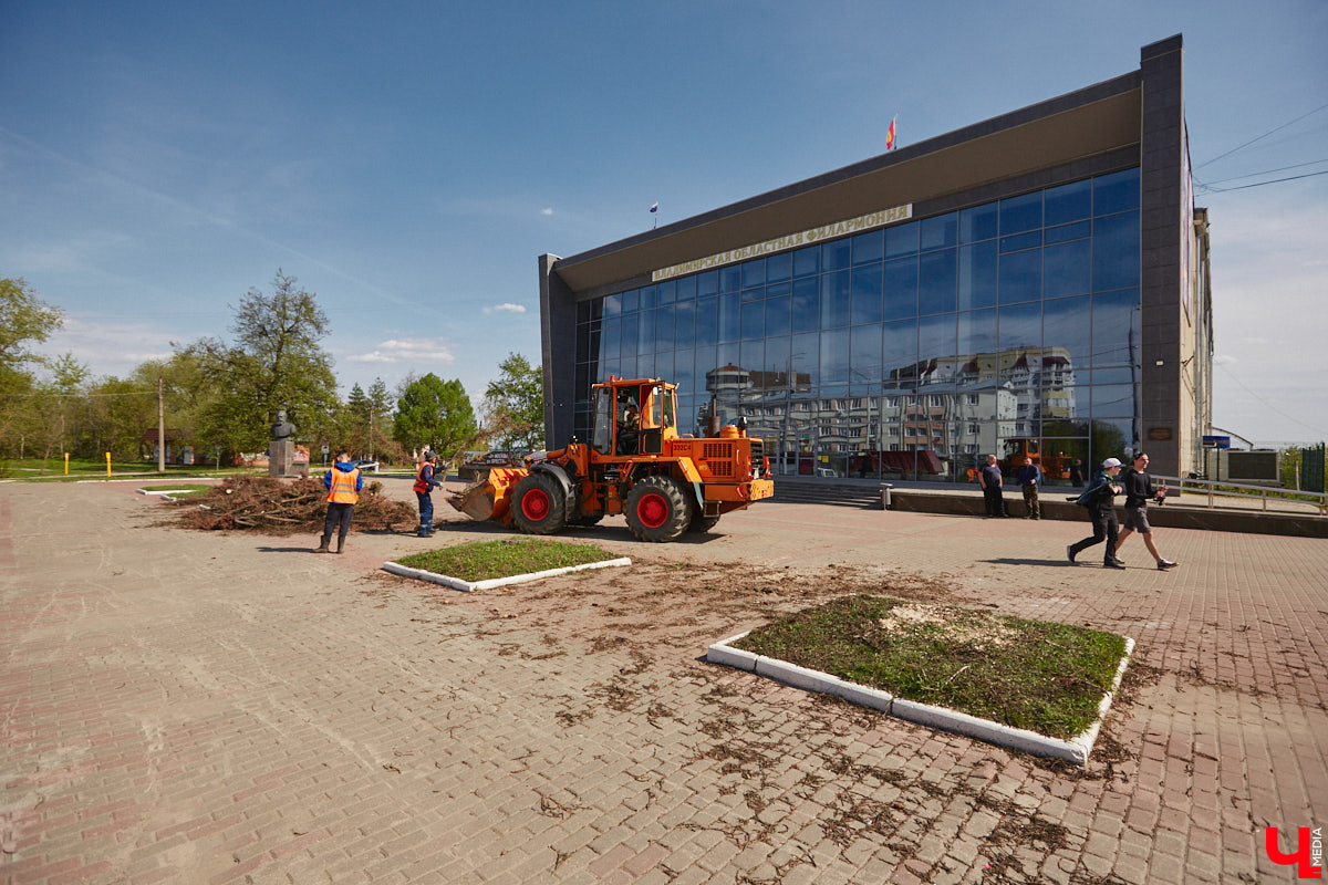 Город вновь не досчитался деревьев. На сей раз под удар попали две сухие ели на Садовой площади возле областной филармонии. Спиленные вечнозеленые планируют заменить другими растениями. И не исключено, что не абы где, а именно в центре города.