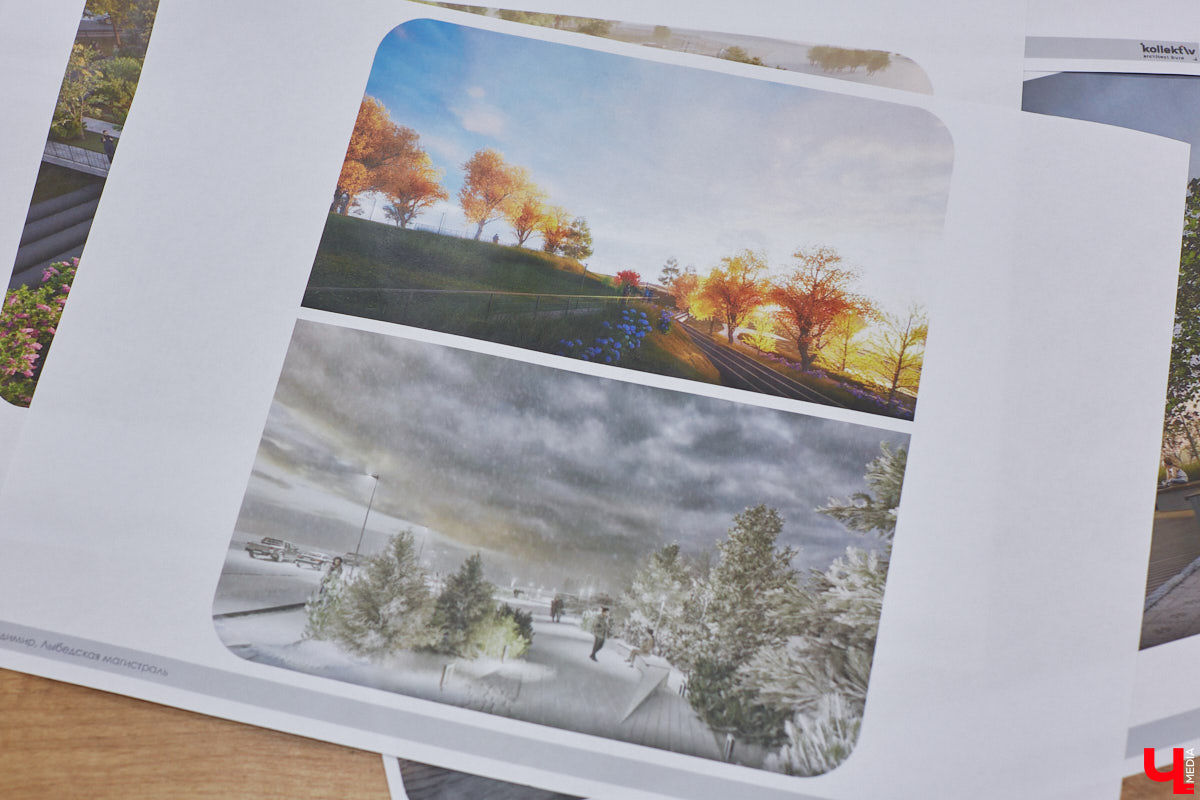 Пока Лыбедская магистраль — недружелюбная для пешеходов территория. Но эта ситуация скоро изменится. Там появится линейный парк с озеленением и точками притяжения, который должен замкнуть контур туристического маршрута по границам древнего города. С проектом благоустройства «Ключ-Медиа» познакомили его авторы.