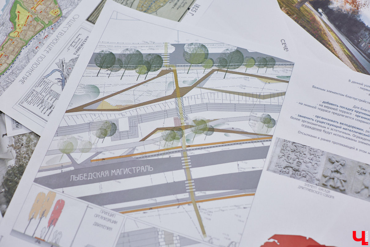 Пока Лыбедская магистраль — недружелюбная для пешеходов территория. Но эта ситуация скоро изменится. Там появится линейный парк с озеленением и точками притяжения, который должен замкнуть контур туристического маршрута по границам древнего города. С проектом благоустройства «Ключ-Медиа» познакомили его авторы.