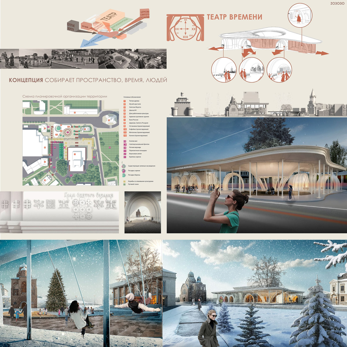 Театральную площадь ждут перемены. В областном центре завершился второй этап конкурса на разработку концепции развития исторического пространства. Не исключено, что работу, которую отметят члены жюри, возьмут за основу благоустройства территории в центре Владимира!