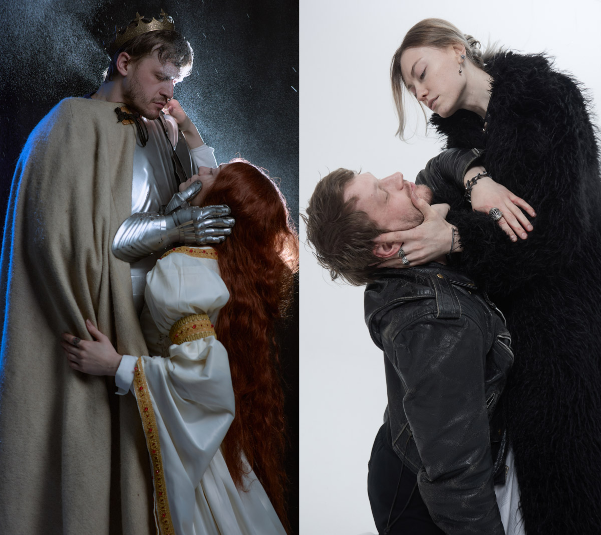 Мода настолько циклична, что даже эстетика Средневековья — новый тренд. Она же выступает лейтмотивом в проекте владимирского фотографа Алины Филатовой, отразившей две эпохи — время рыцарей и современность. А теперь, дамы, держитесь крепче: героем в сияющих доспехах и кожаной косухе стал харизматичный актер Артур Сопельник!