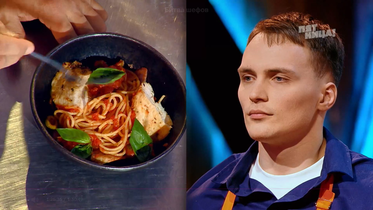 «Ученик ученика Гордона Рамзи» — так уважительно прозвали Агзамов и Ивлев владимирского повара Демьяна Белова, который остановился в одном шаге от полноценного триумфа в «Битве шефов». Впрочем, в этом выпуске не оказалось вообще ни одного победителя... И все из-за болоньезе!