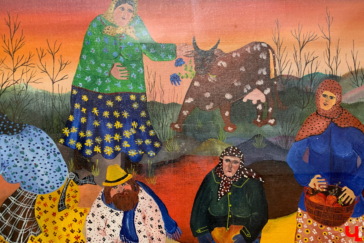 Апрельский снегопад вернул в Суздаль атмосферу русской зимы. И лишь в одном месте весна уже успела расплескать свои теплые краски. В выставочном зале кремля открылась выставка «Наивно. Искусство простоты». На ней представлены картины художников-наивистов. Этот яркий, простодушный и такой понятный каждому мир притягивает своей неподдельной чистотой и искренностью.