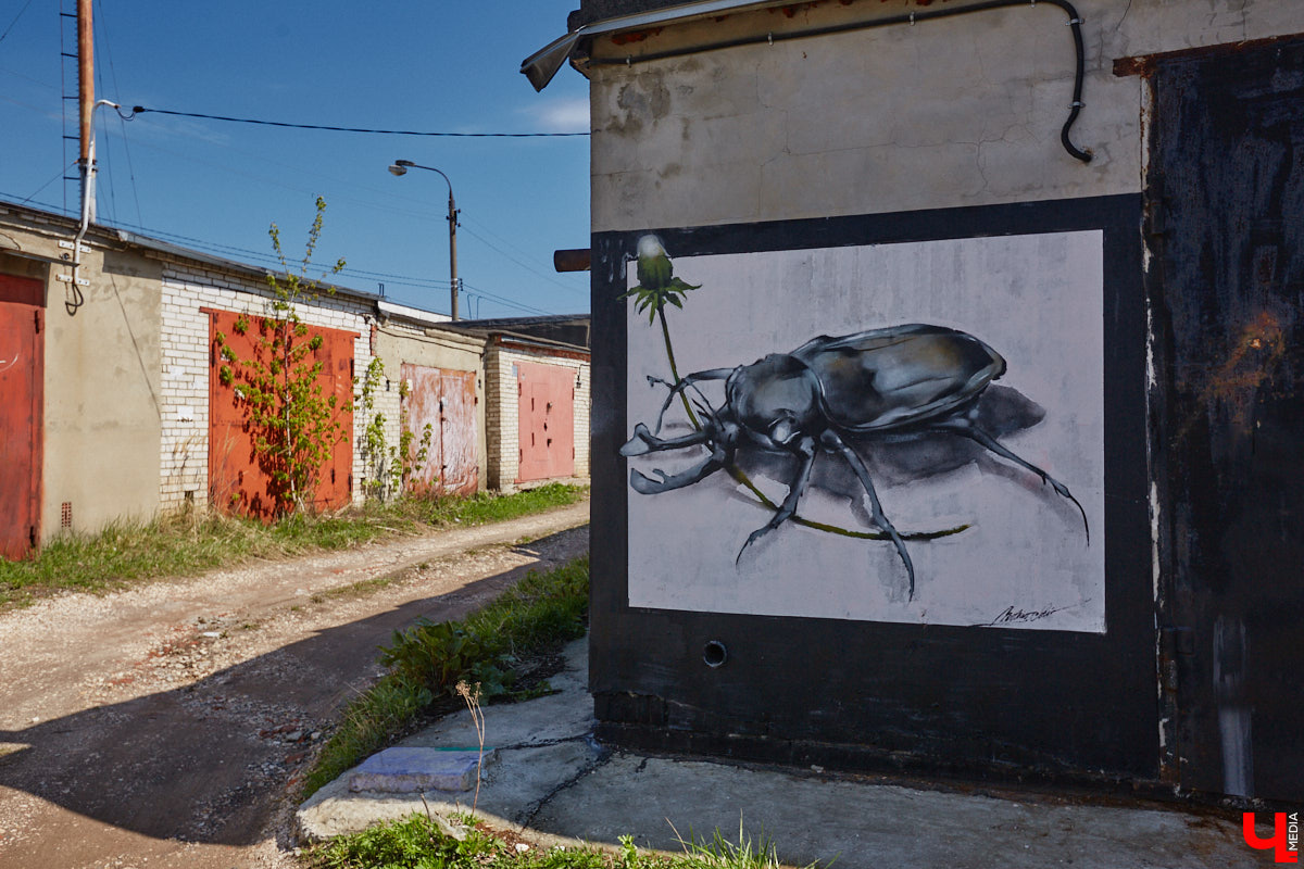 Уличные художники продолжают украшать наш город. На непримечательных стенах оживают фантазийные персонажи и разные существа, горят пламенем яркие шрифты, уносят в мир грез пейзажи. Правда, арты вдали от центра мало кто заметит, поэтому «Ключ-Медиа» решил исправить это упущение.