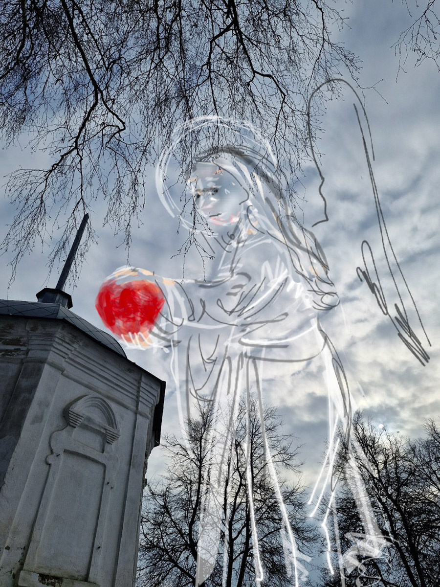 У владимирского реставратора Татьяны Рычковой необычное хобби: она оживляет фотографии. Однажды художница открыла для себя искусство в смартфоне, и теперь в специальном редакторе делает зарисовки прямо на снимках, населяя владимирские локации и объекты разными героями, образами, фигурами.