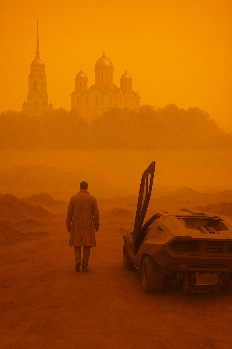 В каких только форматах не визуализировали Владимир! На этот раз узнаваемые городские локации поместили во вселенные неонуарной картины «Бегущий по лезвию 2049», а также компьютерной игры и одноименного сериала The Last of Us. Создала атмосферные ролики нейрокреатор Елена Журавлева, а зачем и почему, выяснил «Ключ-Медиа».