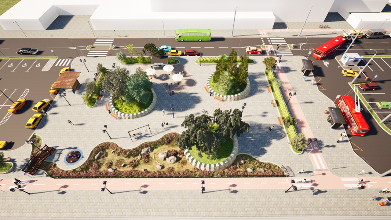 Вокзальная площадь готовится к преображению. Какой она станет, можно судить по официальным рендерам. Однако видение проектировщиков близко не всем. Так, создатель транспортного сообщества Кирилл Дюковский нашел в них спорные моменты, которые разрешил в рамках собственной концепции.