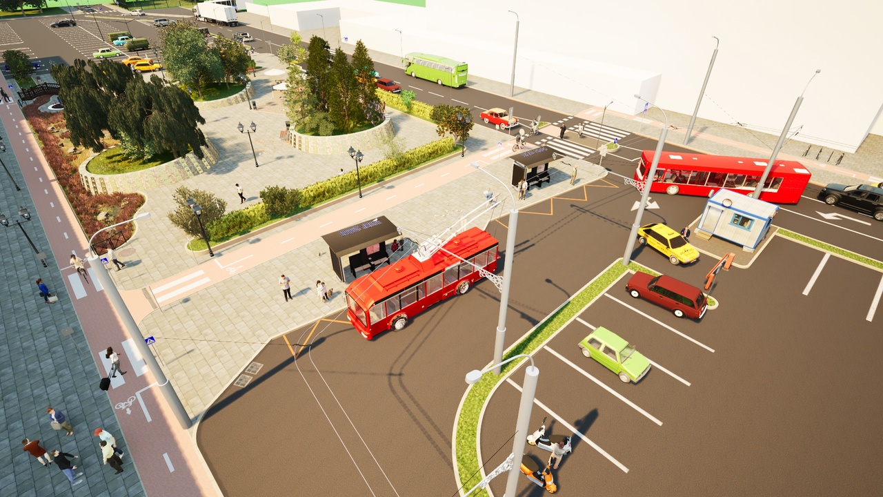 Вокзальная площадь готовится к преображению. Какой она станет, можно судить по официальным рендерам. Однако видение проектировщиков близко не всем. Так, создатель транспортного сообщества Кирилл Дюковский нашел в них спорные моменты, которые разрешил в рамках собственной концепции.