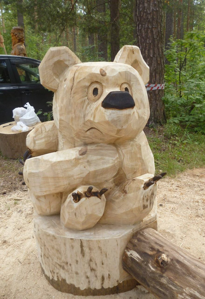 Попасть в сказку просто – достаточно доехать до Гусь-Хрустального и ступить на территорию местного парка. Там силами скульптора Игоря Володина и других мастеров поселились хорошо знакомые персонажи: Баба-яга, Змей Горыныч, богатыри. Всего более 120 героев! А недавно их соседями стали новые деревянные жители, причем прибывшие прямиком из СССР.