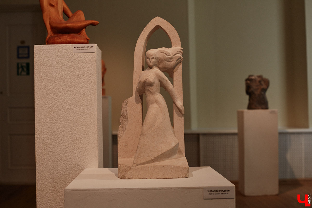 Во Владимире открылась первая персональная выставка скульптора Виталия Цагареишвили. Жителям региона он известен как автор бронзовых суздальчат и участник первого белокаменного фестиваля. Разнообразие форм представленных изделий, а также плавные изгибы грубых, казалось бы, материалов выдернут посетителей из реальности на долгие минуты. Проверено на себе!