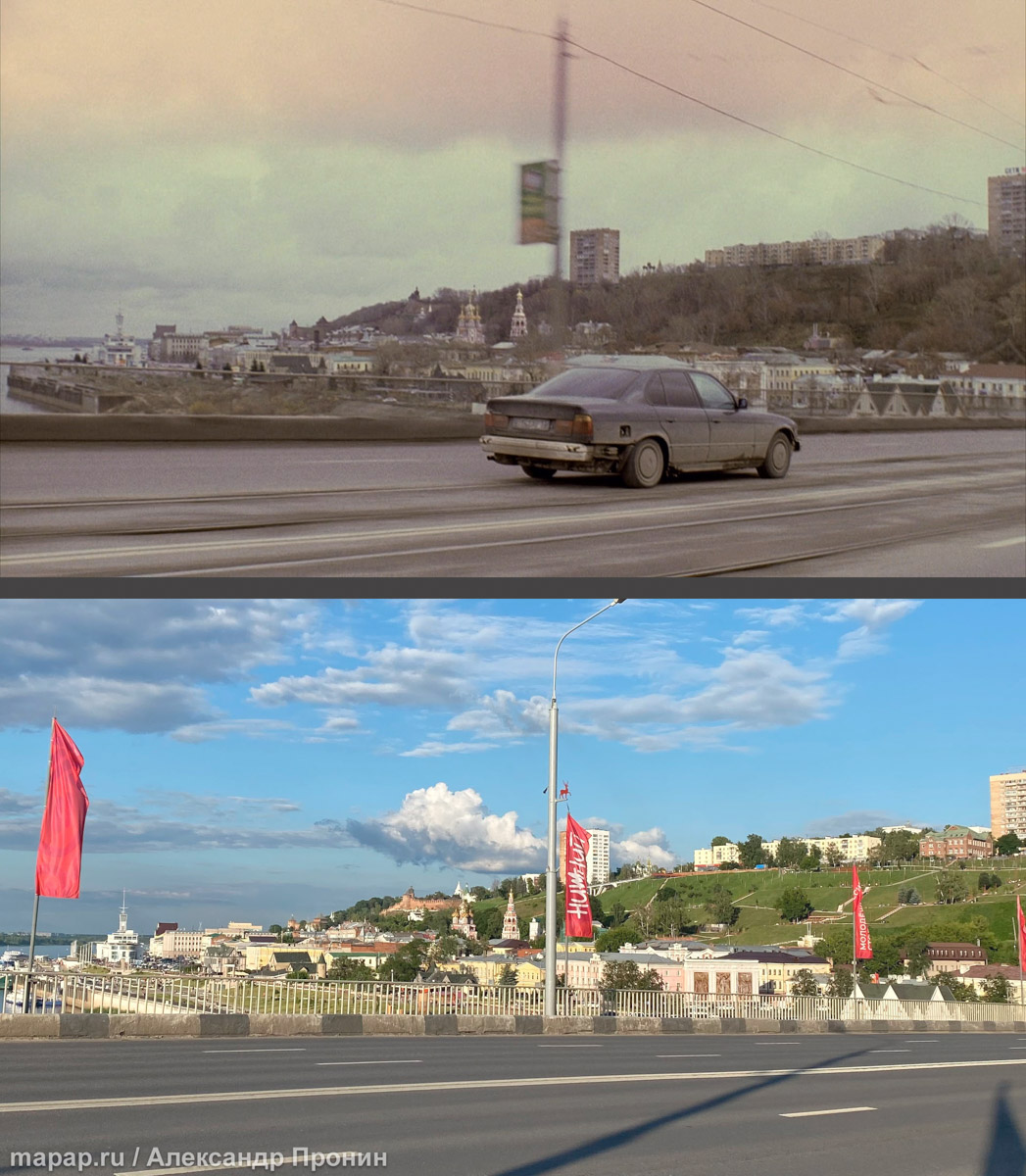 Приключения бандитов из девяностых в Нижнем Новгороде стали важной частью культуры нулевых. Пройти по следам героев фильма «Жмурки» решил владимирец Александр Пронин, на счету которого уже есть маршруты из дилогии про Данилу Багрова. Проект показывает, как за 20 лет изменились знаменитые кинолокации.