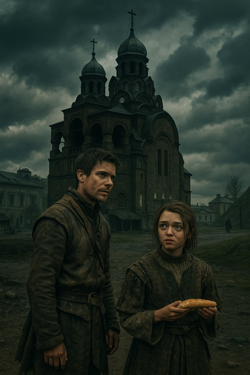 Пока во Владимире снимают сериалы про 90-е, его жители придумывают фантастические сюжеты. На этот раз благодаря нейросетям и таланту рилсмейкера Елены Журавлевой на улицах областного центра появились герои из «Игры престолов» и «Гарри Поттера», а Гусь-Хрустальный стал пленником антиутопии The Last of Us.