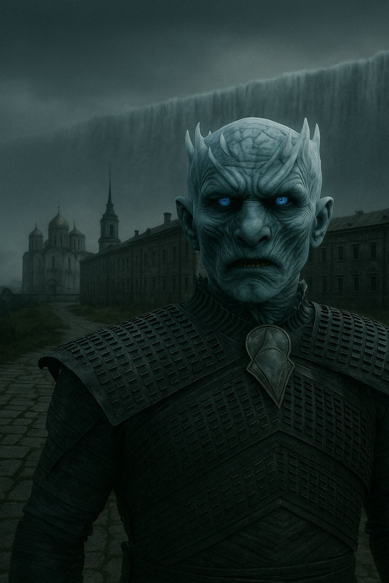 Пока во Владимире снимают сериалы про 90-е, его жители придумывают фантастические сюжеты. На этот раз благодаря нейросетям и таланту рилсмейкера Елены Журавлевой на улицах областного центра появились герои из «Игры престолов» и «Гарри Поттера», а Гусь-Хрустальный стал пленником антиутопии The Last of Us.