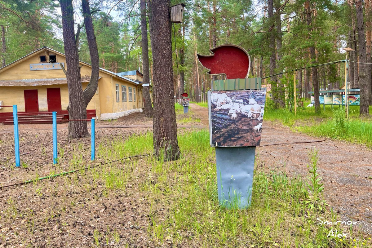 На счету у местного индустриального туриста Алексея Смирнова масса исследованных мест. Есть среди них и заброшенные пионерлагеря Владимирской области. Нашему герою удалось пройтись по территориям, где еще стоят скульптурные композиции, напоминающие о беззаботном лете.