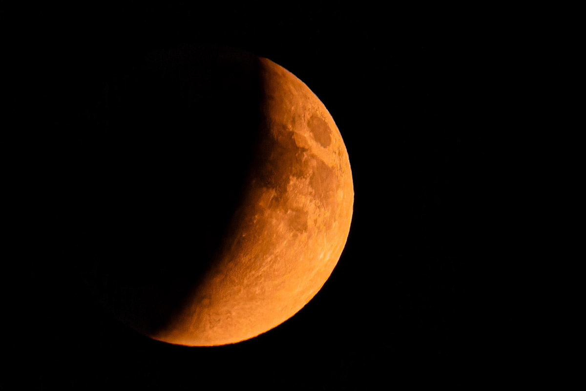 Жители Владимирской области стали свидетелями уникального природного явления — полного лунного затмения. Наблюдать за тем, как тень Земли скрывает ночное светило, можно было практически отовсюду. А потому столь редкое астрономическое событие вызвало ажиотаж среди фотографов и любителей науки о небесных телах и Вселенной. «Ключ-Медиа» собрал самые эффектные снимки.