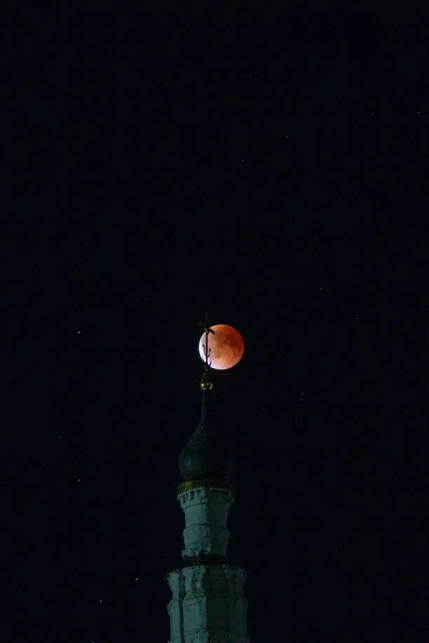 Жители Владимирской области стали свидетелями уникального природного явления — полного лунного затмения. Наблюдать за тем, как тень Земли скрывает ночное светило, можно было практически отовсюду. А потому столь редкое астрономическое событие вызвало ажиотаж среди фотографов и любителей науки о небесных телах и Вселенной. «Ключ-Медиа» собрал самые эффектные снимки.
