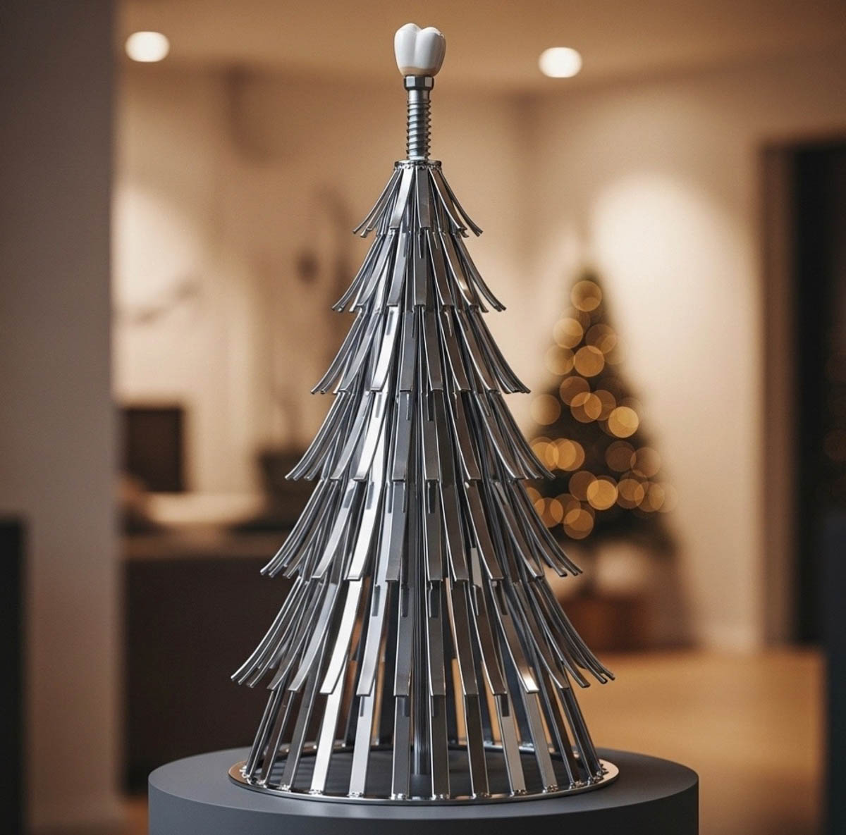 Скульптор из Мурома сделал металлическую ёлку, а владимирский мастер — нового бронзового суздальчонка. Одна конструкция тяжелая и большая, вторая размером всего в несколько сантиметров. Но обе фигуры абсолютно точно заслуживают внимания. «Ключ-Медиа» пообщался с авторами оригинальных работ.