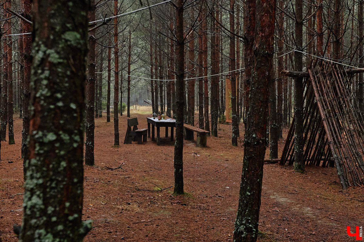 Мастер по дереву Николай Лавданский переехал в Киржачский район более 10 лет назад. Там он построил дом, завел хозяйство и продолжил заниматься творчеством, вдохновляясь единением с природой. По его 16 гектарам, населенным зверюшками, постоянно гуляют туристы. «Ключ-Медиа» удалось осмотреть не только угодья, но и жилище скульптора.
