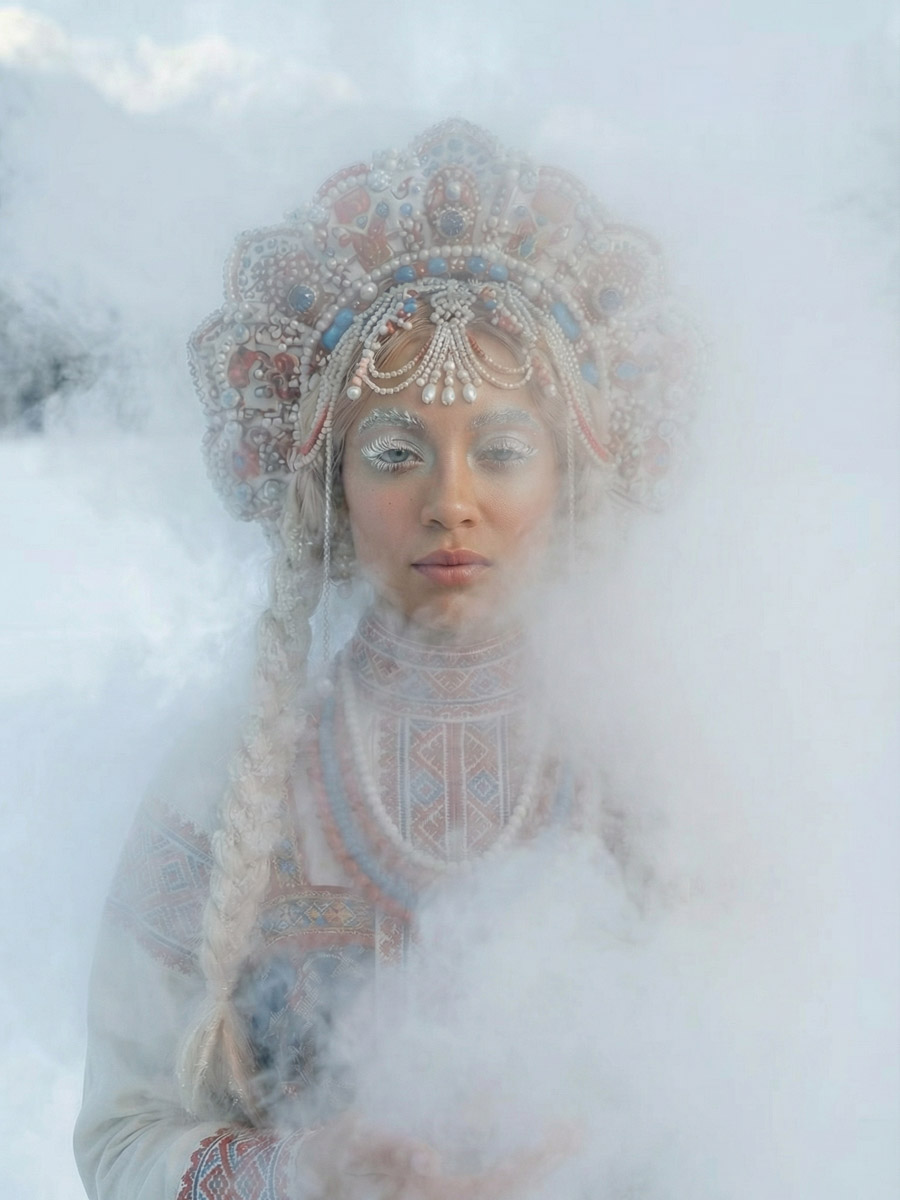 Девушки из 33-го региона повторили завирусившийся тренд этой зимы на трек в современной обработке «Расскажи, Снегурочка, где была». Внучки Деда Мороза предстали в нарядах а-ля рюс: расписных кокошниках и богато украшенных платьях. Большинство образов сгенерировал ИИ, но некоторые — настоящие фотосессии в заснеженном лесу. Смотрим и вдохновляемся!