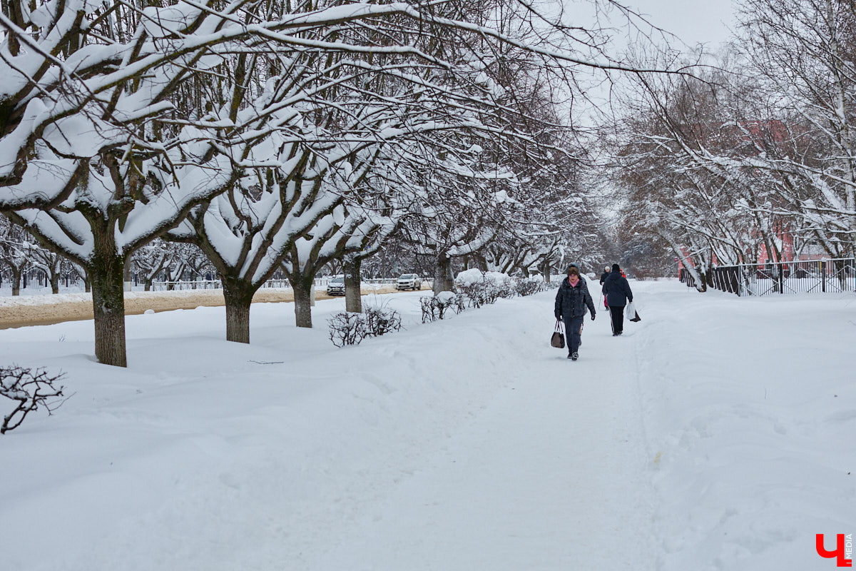 Всего за несколько первых дней января во Владимире выпала месячная норма осадков. На фоне прошлогодней почти «голой» зимы жители успели отвыкнуть от такого разгула стихии. Как областной центр пережил непогоду и когда вернется к привычному ритму жизни — фоторепортаж с городских улиц.