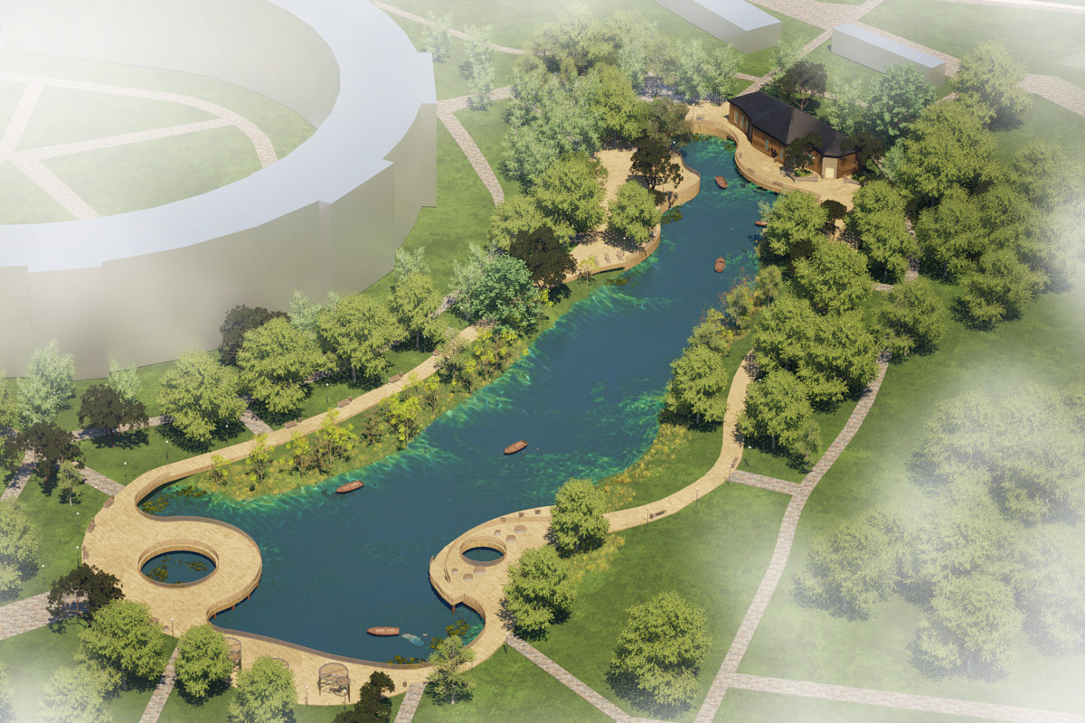 Летом 2025 года Добросельский пруд был одним из лидеров голосования за объекты будущего благоустройства. И хоть проект не победил, идея трансформировать его не осталась забытой. Студенческая команда «Вектор» представила свой взгляд на локацию.