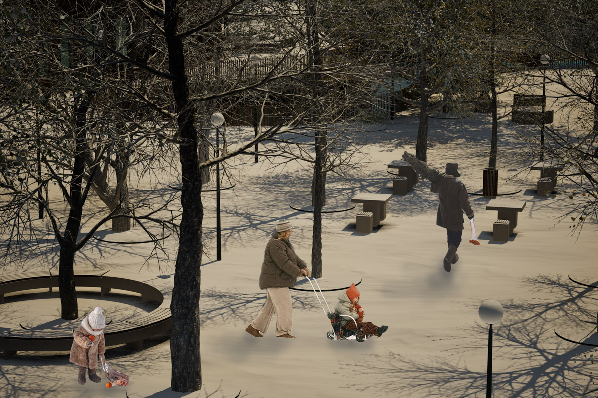 Летом 2025 года Добросельский пруд был одним из лидеров голосования за объекты будущего благоустройства. И хоть проект не победил, идея трансформировать его не осталась забытой. Студенческая команда «Вектор» представила свой взгляд на локацию.