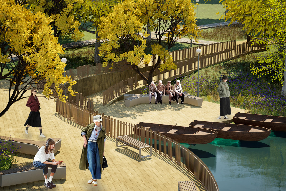 Летом 2025 года Добросельский пруд был одним из лидеров голосования за объекты будущего благоустройства. И хоть проект не победил, идея трансформировать его не осталась забытой. Студенческая команда «Вектор» представила свой взгляд на локацию.