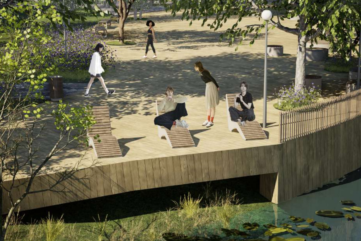 Летом 2025 года Добросельский пруд был одним из лидеров голосования за объекты будущего благоустройства. И хоть проект не победил, идея трансформировать его не осталась забытой. Студенческая команда «Вектор» представила свой взгляд на локацию.