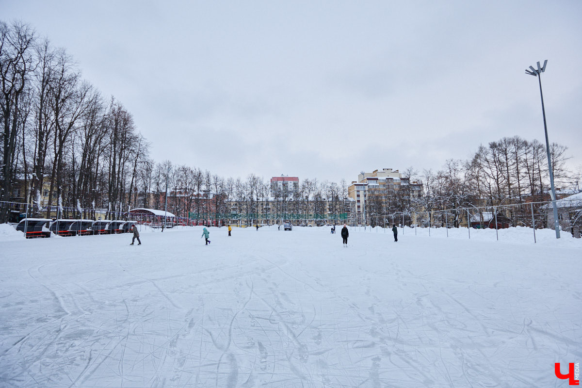 Хотите получить заряд энергии и   хорошего настроения   — отправляйтесь на   каток! Благо в   городе их   немало. Определить лучший   — задачка со   звездочкой, а   вот проверить главные из   них: в   Центральном парке, на   Пушкинском бульваре и   стадионе «Лыбедь»   — нам вполне под силу. Поехали!
