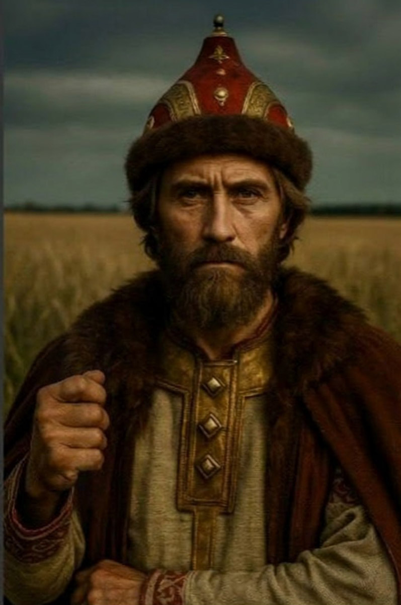 Представьте ситуацию: вы сидите в обычной кофейне Владимира. Внезапно напротив вас садится... Андрей Боголюбский! В руках у него стакан бодрящего напитка, а одет князь в модный вязаный свитер. Звучит как сон при температуре 39 градусов, однако гид Татьяна Быкова решила, что подобный формат видео, сделанных с помощью всемогущих нейросетей, — отличная идея, дабы погрузить подписчиков в историю жизни великого правителя.