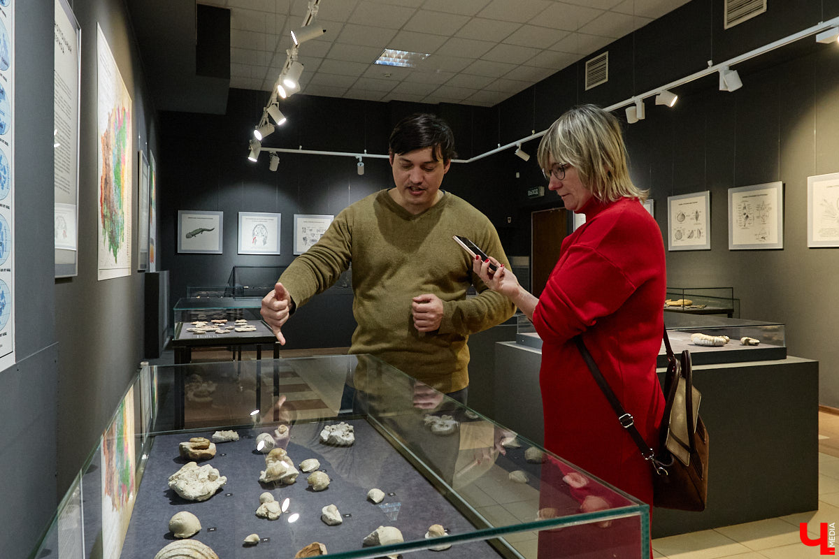 Владимирцам выпал уникальный шанс окунуться в далекое прошлое, за сотни миллионов лет до появления на земле человека. Машина времени работает в Музее природы, где представлены более 220 удивительных находок из каменноугольного, пермского, юрского и мелового периодов, многие из которых обнаружены на территории региона. Именно они послужили образованию известняка — символа владимиро-суздальского белокаменного зодчества.