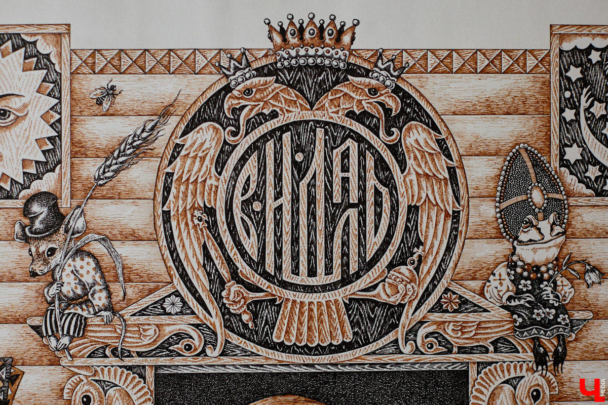 В обычной суздальской квартире живет график Александр Ерашов. Скромная обстановка никак не соответствует масштабам таланта мастера. На его счету несколько монументальных серий, которые «Ключ-Медиа» поспешил осветить. Тем более появился повод: вклад творца в развитие искусства оценила Российская академия художеств.