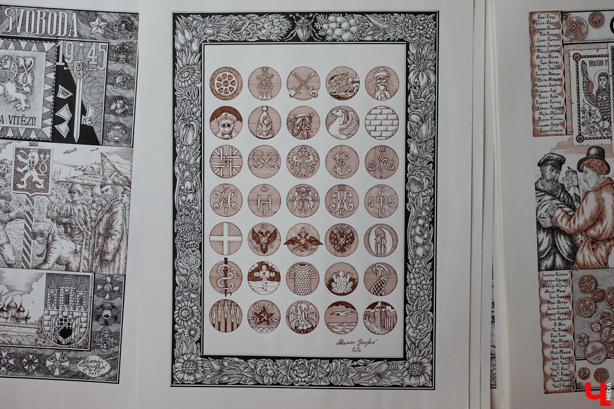 В обычной суздальской квартире живет график Александр Ерашов. Скромная обстановка никак не соответствует масштабам таланта мастера. На его счету несколько монументальных серий, которые «Ключ-Медиа» поспешил осветить. Тем более появился повод: вклад творца в развитие искусства оценила Российская академия художеств.