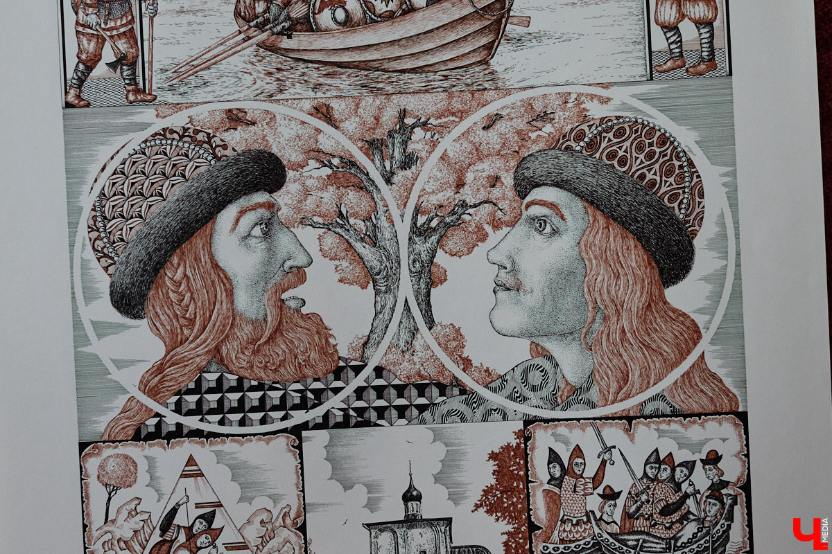 В обычной суздальской квартире живет график Александр Ерашов. Скромная обстановка никак не соответствует масштабам таланта мастера. На его счету несколько монументальных серий, которые «Ключ-Медиа» поспешил осветить. Тем более появился повод: вклад творца в развитие искусства оценила Российская академия художеств.