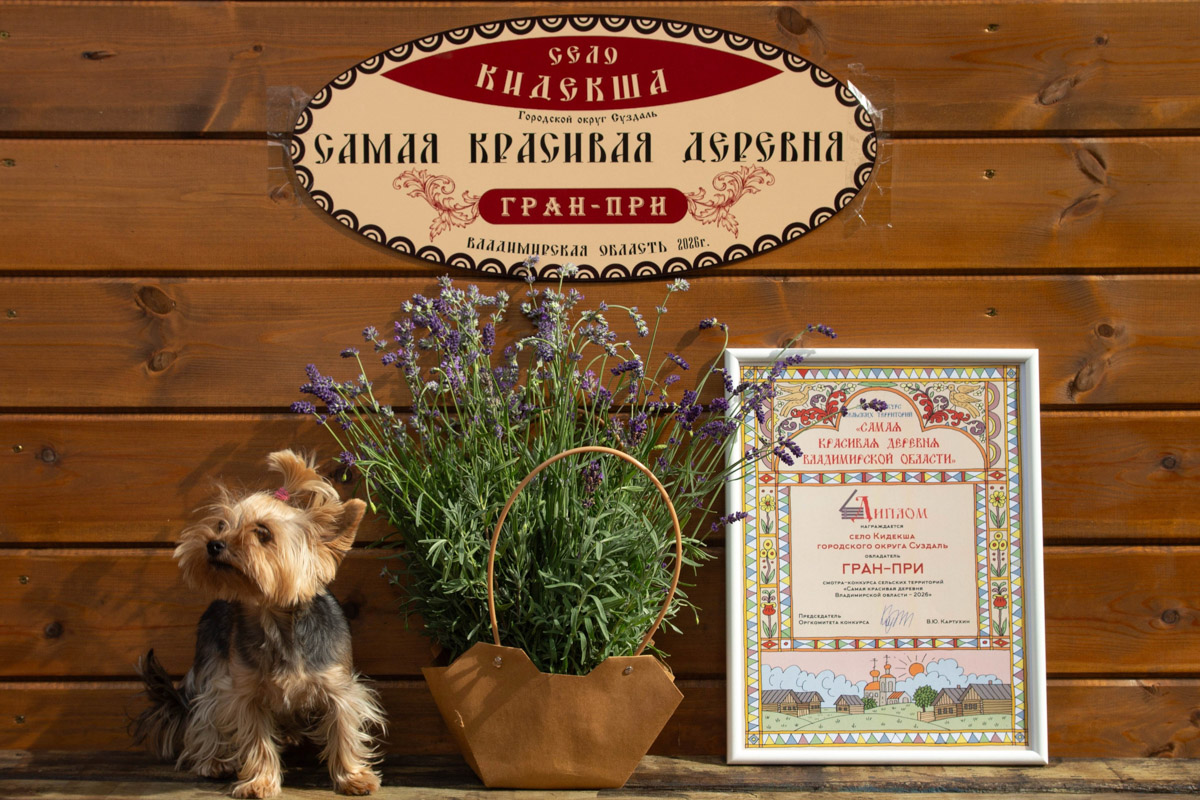 За окном осень, а значит, самое время подвести итоги конкурса «Самая красивая деревня Владимирской области». В 2026-м он прошел в 12-й раз и с еще большим размахом, чем в предыдущие годы. Обладатель Гран-при получил традиционную табличку признанного победителя и денежный приз в размере 300 тысяч рублей. На сей раз счастливчиков сразу два — Ельтесуново и Кидекша.